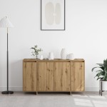 vidaXL Bufet din Stejar Stejar Artisan Lemn Compozit 135 x 41 x 75 cm vidaXL Bufet din Stejar Stejar Artisan Lemn Compozit 135 x 41 x 75 cm