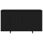 vidaXL Bufet din stejar negru Stejar negru Furnir de lemn 135 x 41 x 75 cm vidaXL Bufet din stejar negru Stejar negru Furnir de lemn 135 x 41 x 75 cm