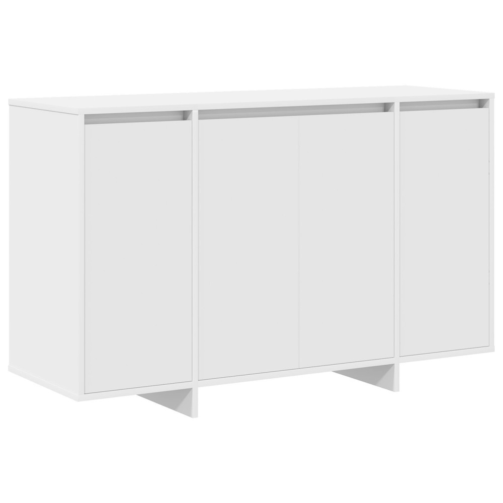 vidaXL Bufet alb Alb Lemn prelucrat 120 x 41 x 75 cm Bufet de stocare