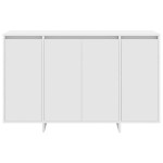 vidaXL Bufet alb Alb Lemn prelucrat 120 x 41 x 75 cm Bufet de stocare vidaXL Bufet alb Alb Lemn prelucrat 120 x 41 x 75 cm Bufet de stocare