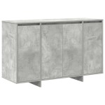 vidaXL Bufet Gri din Beton Gri din Beton Lemn Prelucrat 120 x 41 x 75 cm vidaXL Bufet Gri din Beton Gri din Beton Lemn Prelucrat 120 x 41 x 75 cm