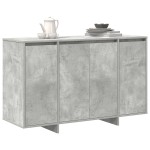 vidaXL Bufet Gri din Beton Gri din Beton Lemn Prelucrat 120 x 41 x 75 cm vidaXL Bufet Gri din Beton Gri din Beton Lemn Prelucrat 120 x 41 x 75 cm