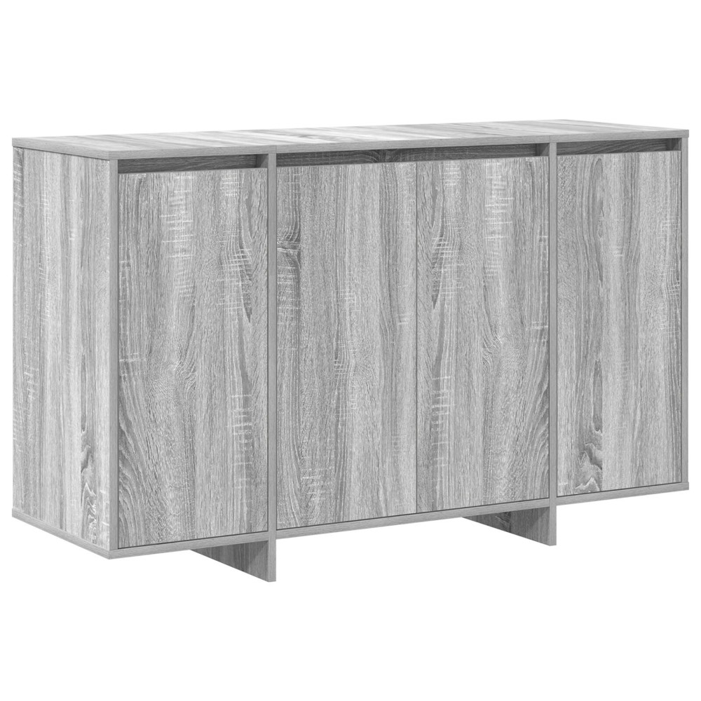 vidaXL bufet gri sonoma lemn prelucrat 120 x 41 x 75 cm