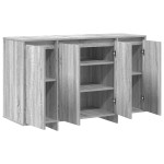 vidaXL bufet gri sonoma lemn prelucrat 120 x 41 x 75 cm vidaXL bufet gri sonoma lemn prelucrat 120 x 41 x 75 cm