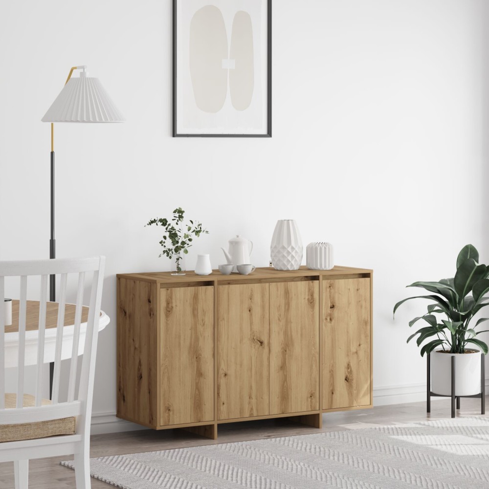 vidaXL Bufet din stejar Stejar artizanal Lemn ingineresc 120 x 41 x 75 cm