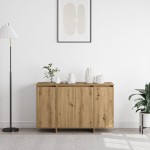 vidaXL Bufet din stejar Stejar artizanal Lemn ingineresc 120 x 41 x 75 cm vidaXL Bufet din stejar Stejar artizanal Lemn ingineresc 120 x 41 x 75 cm