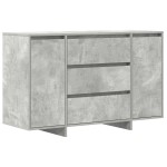 vidaXL Bufet Gri Beton 120x41x75 cm Lemn Ușor vidaXL Bufet Gri Beton 120x41x75 cm Lemn Ușor