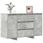 vidaXL Bufet Gri Beton 120x41x75 cm Lemn Ușor vidaXL Bufet Gri Beton 120x41x75 cm Lemn Ușor