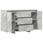vidaXL Bufet Gri Beton 120x41x75 cm Lemn Ușor vidaXL Bufet Gri Beton 120x41x75 cm Lemn Ușor