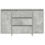 vidaXL Bufet Gri Beton 120x41x75 cm Lemn Ușor vidaXL Bufet Gri Beton 120x41x75 cm Lemn Ușor