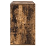 vidaXL Bufet Stejar Afumat 120x41x75 cm Lemn îmbunătățit