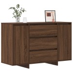 vidaXL Bufet Maro Stejar 120x41x75 cm Lemn prelucrat vidaXL Bufet Maro Stejar 120x41x75 cm Lemn prelucrat