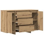 vidaXL Bufet Artisan Stejar 120x41x75 cm Lemn prelucrat vidaXL Bufet Artisan Stejar 120x41x75 cm Lemn prelucrat