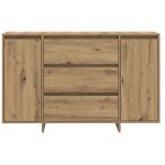vidaXL Bufet Artisan Stejar 120x41x75 cm Lemn prelucrat vidaXL Bufet Artisan Stejar 120x41x75 cm Lemn prelucrat