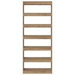 vidaXL Bibliotecă stejar artizanal 80 x 30 x 198 cm Lemn compozit vidaXL Bibliotecă stejar artizanal 80 x 30 x 198 cm Lemn compozit
