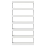 vidaXL Bibliotecă Albă Alb Lemn prelucrat 100 x 30 x 198 cm Rafturi vidaXL Bibliotecă Albă Alb Lemn prelucrat 100 x 30 x 198 cm Rafturi