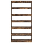 vidaXL Raft de cărți maro Maro Lemn îmbunătățit 100 x 30 x 198 cm vidaXL Raft de cărți maro Maro Lemn îmbunătățit 100 x 30 x 198 cm