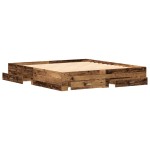 vidaXL Cadru de pat cu sertare Lemn vechi 180 x 200 cm Lemn compozit