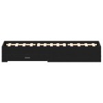 vidaXL Cadru de pat cu sertare Stejar negru 120 x 200 cm Lemn compozit