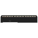 vidaXL Cadru de pat cu sertare Stejar negru 100 x 200 cm Lemn compozit