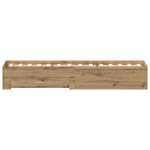 Cadru de pat vidaXL Artisan Stejar 90x200 cm Lemn prelucrat Cadru de pat vidaXL Artisan Stejar 90x200 cm Lemn prelucrat