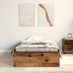 Rama pat vidaXL Lemn vechi 90x190 cm Lemn ingineresc Rama pat vidaXL Lemn vechi 90x190 cm Lemn ingineresc