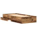 Rama pat vidaXL Lemn vechi 90x190 cm Lemn ingineresc Rama pat vidaXL Lemn vechi 90x190 cm Lemn ingineresc