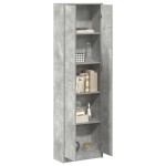vidaXL Dulap Gri Concret 55x25x189 cm din Lemn Ingineresc vidaXL Dulap Gri Concret 55x25x189 cm din Lemn Ingineresc