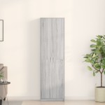 vidaXL Dulap Gri Sonoma 55x25x189 cm din lemn prelucrat vidaXL Dulap Gri Sonoma 55x25x189 cm din lemn prelucrat