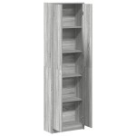 vidaXL Dulap Gri Sonoma 55x25x189 cm din lemn prelucrat vidaXL Dulap Gri Sonoma 55x25x189 cm din lemn prelucrat