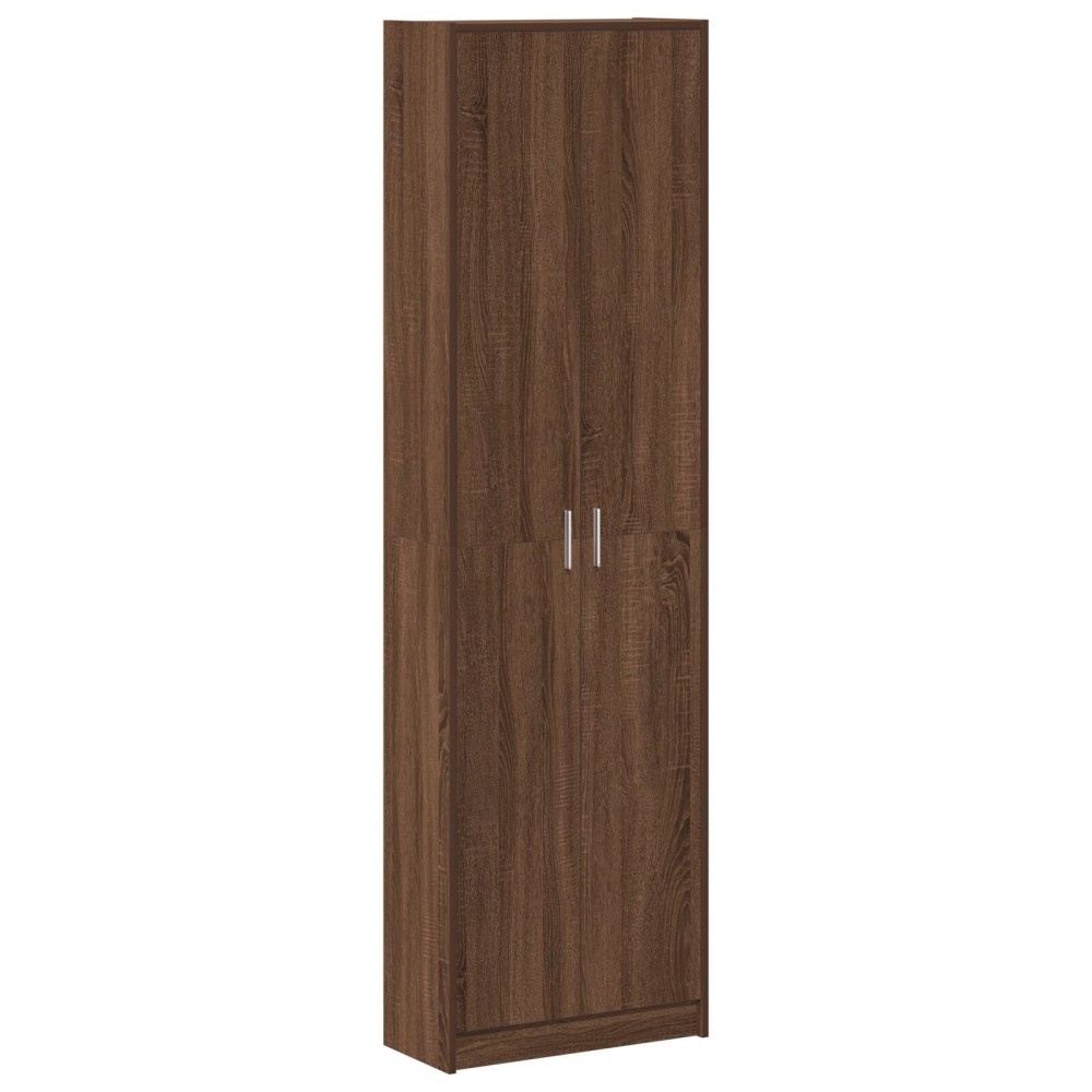 vidaXL Dulap din stejar închis 55x25x189 cm lemn prelucrat