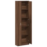 vidaXL Dulap din stejar închis 55x25x189 cm lemn prelucrat vidaXL Dulap din stejar închis 55x25x189 cm lemn prelucrat