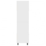 vidaXL Dulap cuptor microunde “Lyon”, alb, 60 x 57 x 207 cm, PAL