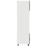 vidaXL Dulap suspendat cu raft Riga Stejar Negru 60 x 57 x 207 cm