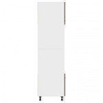 vidaXL Dulap cuptor microunde “Lyon” stejar maro 60x57x207 cm