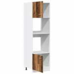 vidaXL Dulap cuptor microunde “Lyon”, Lemn vechi, 60 x 57 x 207 cm vidaXL Dulap cuptor microunde “Lyon”, Lemn vechi, 60 x 57 x 207 cm