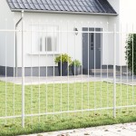 vidaXL Gard de Grădină Alb 10.2 x 1.5 m Oțel vopsit în pulbere vidaXL Gard de Grădină Alb 10.2 x 1.5 m Oțel vopsit în pulbere