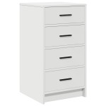 vidaXL Masă de Machiaj 3 pcs Alb 40 x 41 x 135 cm Lemn compozit