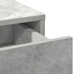 Set de toaletă 2 piese cu LED Gri beton din lemn prelucrat Set de toaletă 2 piese cu LED Gri beton din lemn prelucrat