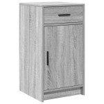 vidaXL Masă de Machiaj cu ușă 2 pcs Gri 40 x 41 x 75 cm Lemn compozit vidaXL Masă de Machiaj cu ușă 2 pcs Gri 40 x 41 x 75 cm Lemn compozit