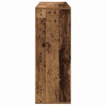 vidaXL Bufet cu raft cu depozitare cu ușă Lemn vechi 60 x 31 x 84 cm Lemn compozit vidaXL Bufet cu raft cu depozitare cu ușă Lemn vechi 60 x 31 x 84 cm Lemn compozit