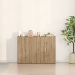 vidaXL Bufet stejar artizanal 60 x 31 x 84 cm Lemn compozit