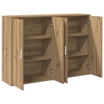 vidaXL Bufet stejar artizanal 60 x 31 x 84 cm Lemn compozit