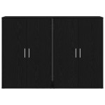 vidaXL Bufet Stejar negru 60 x 31 x 84 cm Lemn compozit vidaXL Bufet Stejar negru 60 x 31 x 84 cm Lemn compozit