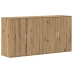vidaXL Bufeturi 2 pcs stejar artizanal 79 x 38 x 80 cm Lemn compozit