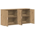 vidaXL Bufeturi 2 pcs stejar artizanal 79 x 38 x 80 cm Lemn compozit
