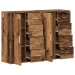 vidaXL Dulapuri 2 piese Lemn Vechi 60x31x84 cm Lemn Stratificat vidaXL Dulapuri 2 piese Lemn Vechi 60x31x84 cm Lemn Stratificat