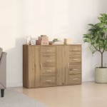 vidaXL Bufeturi 2 pcs stejar artizanal 60 x 31 x 84 cm Lemn compozit vidaXL Bufeturi 2 pcs stejar artizanal 60 x 31 x 84 cm Lemn compozit