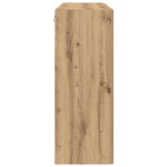 vidaXL Dulap montat pe perete 2 pcs stejar artizanal 69.5 x 34 x 90 cm