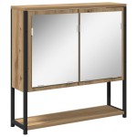 vidaXL Set de mobilier pentru baie cu ușă 2 pcs Maro 60 x 30 x 60 cm vidaXL Set de mobilier pentru baie cu ușă 2 pcs Maro 60 x 30 x 60 cm